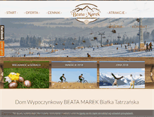 Tablet Screenshot of beatamarek.pl